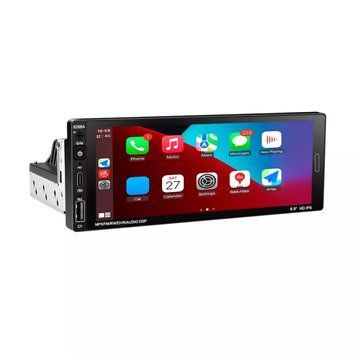 Автомагнітола 1 DIN Android 11 6.9" IPS сенсорний екран GPS Wi-Fi Bluetooth 2/32 ГБ СА-6607 фото