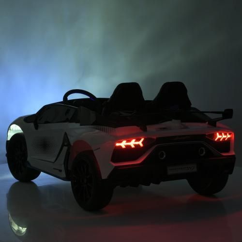 Детский электромобиль Bambi Racer M 6026EBLR-1 (24V), 4x45W, 2x12V 9Ah, 2 места, EVA колеса, пульт 2.4G, белый M 6026EBLR-1(24V) фото