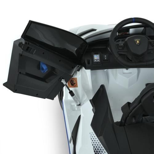 Детский электромобиль Bambi Racer M 6026EBLR-1 (24V), 4x45W, 2x12V 9Ah, 2 места, EVA колеса, пульт 2.4G, белый M 6026EBLR-1(24V) фото