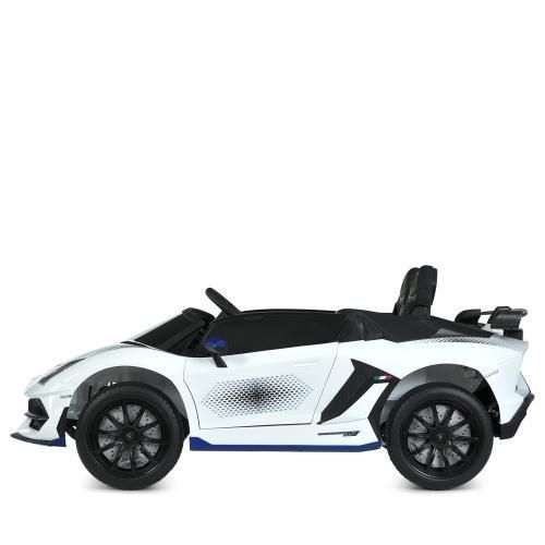 Детский электромобиль Bambi Racer M 6026EBLR-1 (24V), 4x45W, 2x12V 9Ah, 2 места, EVA колеса, пульт 2.4G, белый M 6026EBLR-1(24V) фото