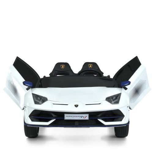 Детский электромобиль Bambi Racer M 6026EBLR-1 (24V), 4x45W, 2x12V 9Ah, 2 места, EVA колеса, пульт 2.4G, белый M 6026EBLR-1(24V) фото