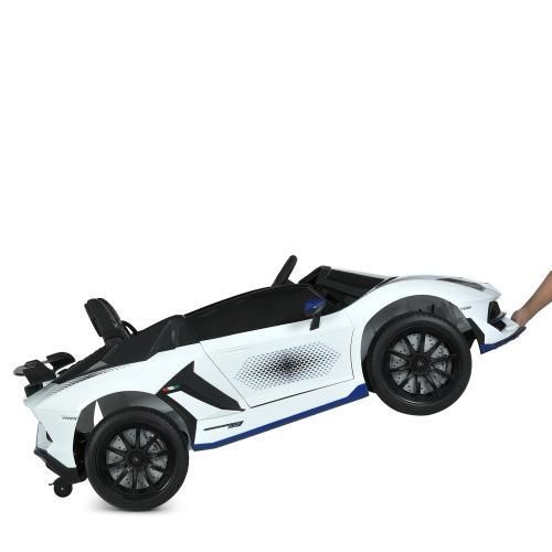 Детский электромобиль Bambi Racer M 6026EBLR-1 (24V), 4x45W, 2x12V 9Ah, 2 места, EVA колеса, пульт 2.4G, белый M 6026EBLR-1(24V) фото