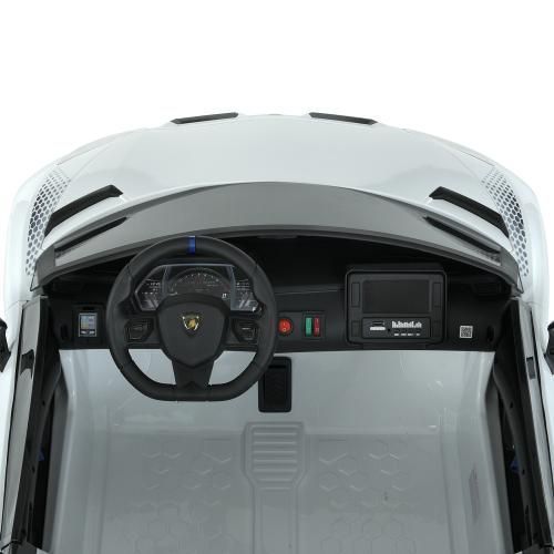 Детский электромобиль Bambi Racer M 6026EBLR-1 (24V), 4x45W, 2x12V 9Ah, 2 места, EVA колеса, пульт 2.4G, белый M 6026EBLR-1(24V) фото