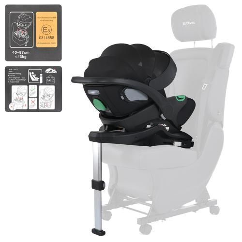 База під автокрісло El Camino ME 1110 i-FIX Base з ISOFIX та опорною ногою (i-Size R129) ME 1110 i-FIX Base фото