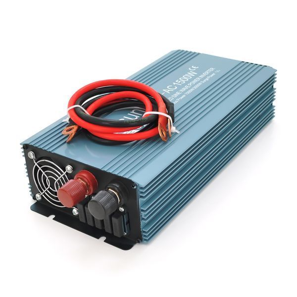 Інвертор напруги Mexxsun MXS-1500, 24V/220V, 1500W з модифікованою синусоїдою, 2 Shuko, клемні дроти, Q4 29231 фото