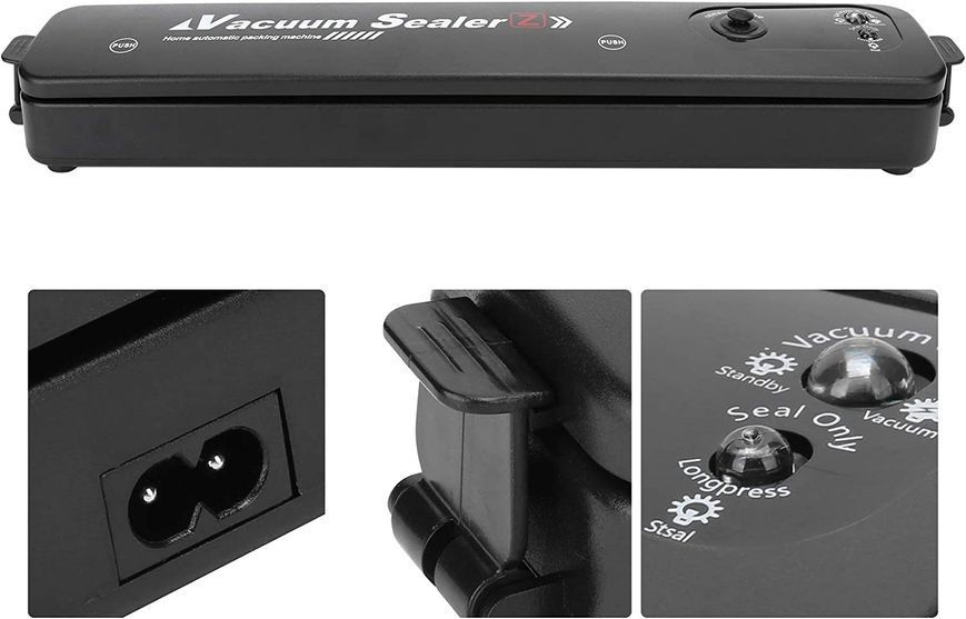 Вакуумный упаковщик Vacuum Sealer для продуктов + 10 пакетов в комплекте СА-6608 фото