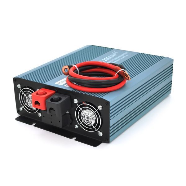 Інвертор напруги Mexxsun MXS-2000, 24V/220V, 2000W з правільною синусоїдою, 2 Shuko, клемні дроти, Q4 29232 фото