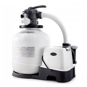 Песочный фильтр-насос 26680 с системой солёной воды 10000 л/ч, 650W, хлоргенератор 11 г/ч 26680 фото