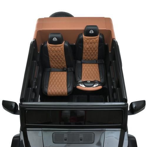 Детский электромобиль джип M 6150AL-2 (24V) Mercedes Maybach G650, 2 места, 200W, аккумулятор 24V 14Ah, резиновые колеса, кожаное сиденье M 6150AL-2(24V) фото