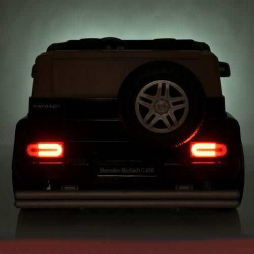 Детский электромобиль джип M 6150AL-2 (24V) Mercedes Maybach G650, 2 места, 200W, аккумулятор 24V 14Ah, резиновые колеса, кожаное сиденье M 6150AL-2(24V) фото